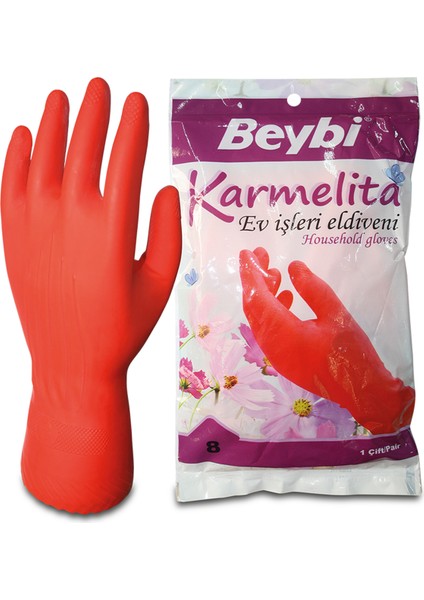 Karmelita Bulaşık Eldiveni 8,5 Beden