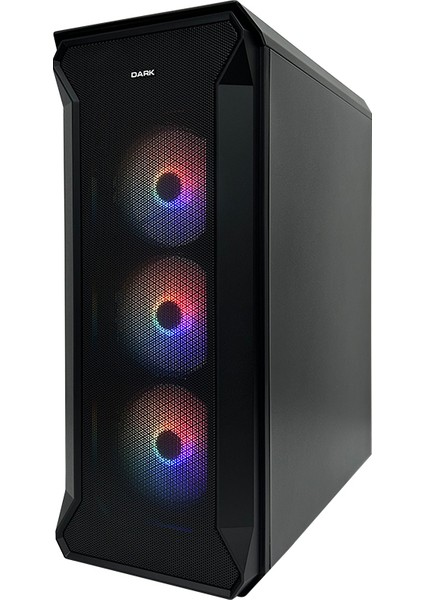 Guardian 500W 80+ Bronze 4x12cm FRGB LED Fanlı Full Cam Yan ve Mesh Ön Panel USB 3.0 Bilgisayar Kasası (DKCHGUARDIAN580)