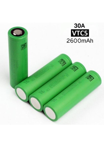 Sony Vtc5 18650 2600 Mah 30A Yüksek Drenaj Pil fiyatları