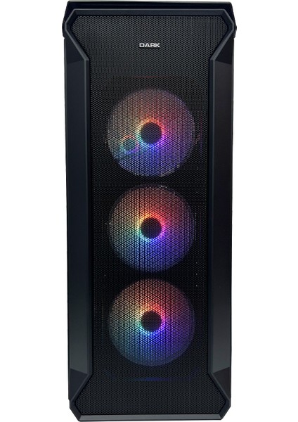 Guardian 500W 80+ Bronze 4x12cm FRGB LED Fanlı Full Cam Yan ve Mesh Ön Panel USB 3.0 Bilgisayar Kasası (DKCHGUARDIAN580)