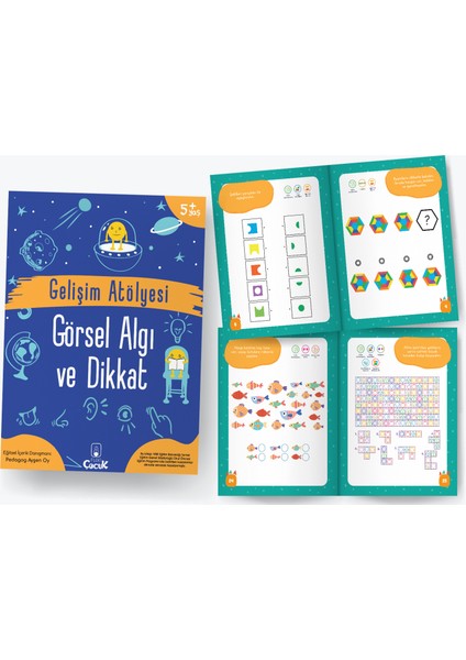 5+ Yaş - Gelişim Atölyesi Seti - Okul Öncesi Eğlenceli - Öğretici Çocuk Etkinlik Seti - 8 Kitap fırsatları