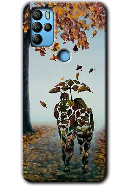General Mobile Gm 21 Pro Kılıf Hd Desen Baskılı Arka Kapak + Esnek Nano Cam - Doğadan Aşk