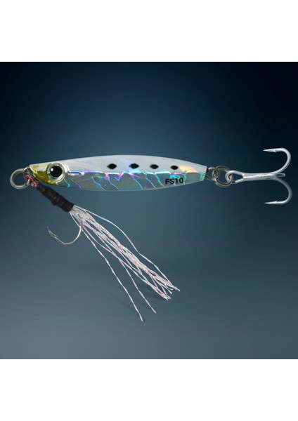 Caperlan Deniz Balıkçılığı Casting Jig - 10 G - Beyaz - Biastos Fast Assist