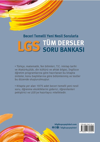 LGS Tüm Dersler Soru Bankası - Bilgi Küpü Yayınları fiyatları