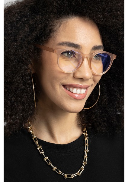 Unisex B-Block Mavi Işık Korumalı Gözlük Çerçeve Mavi