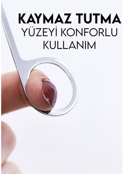 Burun Makası Gümüş Paslanmaz Çelik