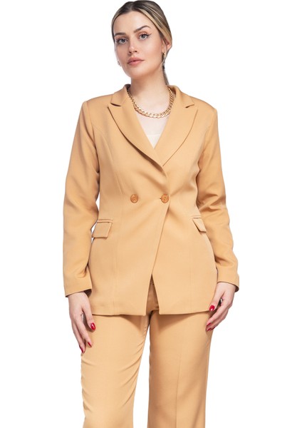 Blazer Takım Karamel- Zima Serisi