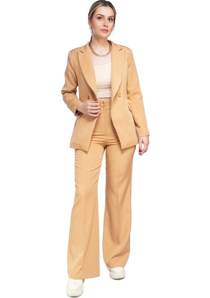 Blazer Takım Karamel- Zima Serisi