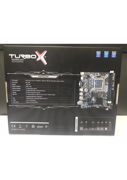 H81 Anakart 4.nesil Destekli 1150 Pin M2 Sata Girişli fiyatları