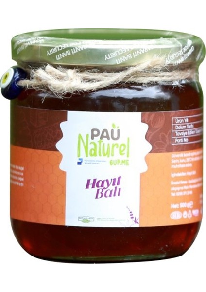 Paü Naturel Gurme Süzme Hayıt BALI500GR