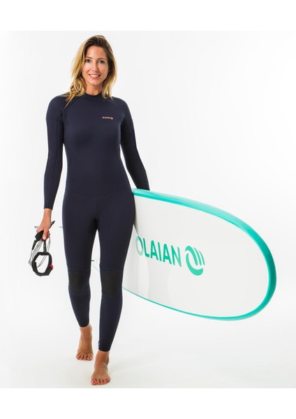 OLAIAN Kadın Sörf Wetsuit - Lacivert - 2/2 mm Neopren - 100