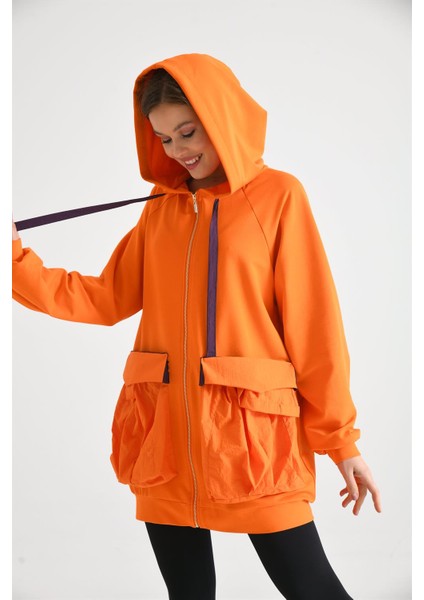 Kadın Iki Ip Kap Orange