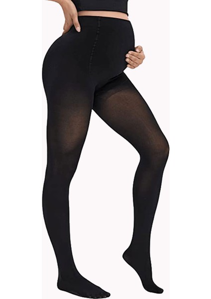 Kadın Hamile Külotlu Çorabı 80DEN Esnek Yumuşak Ek Parçalı Büyük Beden modelleri