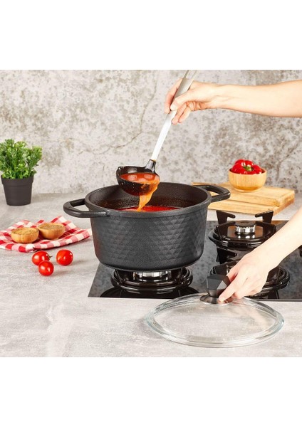 Döküm Granit Derin Tencere 20 cm