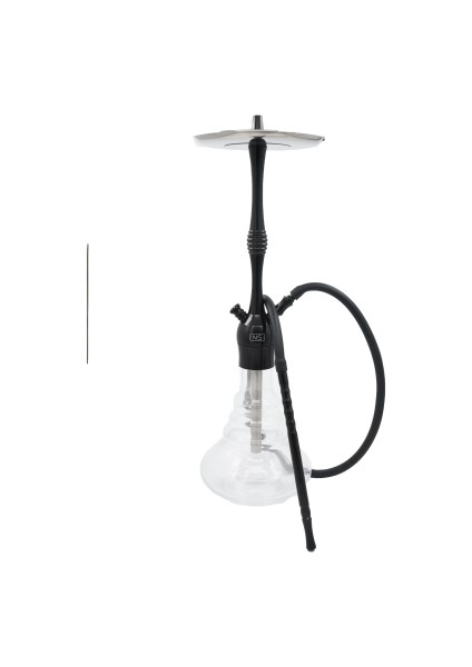Elite Nargile Takımı - Full Set - 1kg Nargile Kömürü+Spider Toprak Lüle+Yanmaz Közlük - Siyah
