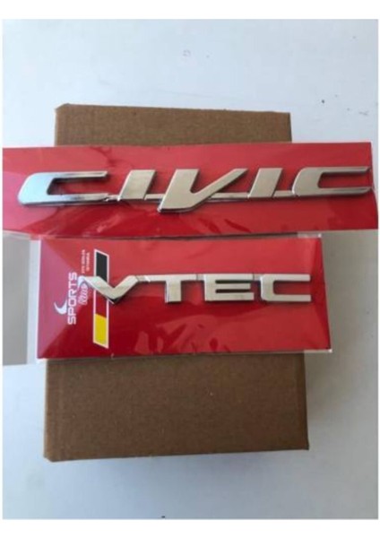 Oto Kaya Civic Vtec Bagaj YAZISI-2012-2019 Model-