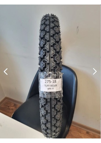 275-18 (Tubetype) Motorsiklet Lastiği Tuf Rider+