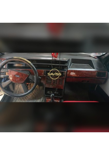 Fiat Tempra Tipo 54 Parça Maun Gül Desn Full Set Torpido Konsol Maun Kaplama (Klimalı Model Uyumlu)