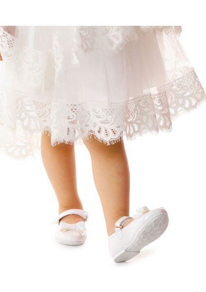 Cırtlı Fiyonklu Kız Çocuk Babet Ayakkabı Ege 200 Rugan modelleri