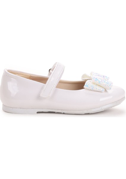 Cırtlı Fiyonklu Kız Çocuk Babet Ayakkabı Ege 200 Rugan fırsatları