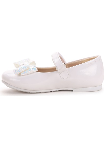 Cırtlı Fiyonklu Kız Çocuk Babet Ayakkabı Ege 200 Rugan indirimleri