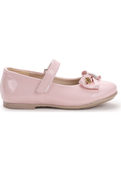 Cırtlı Fiyonklu Kız Çocuk Babet Ayakkabı Ege 201 Rugan fırsatları