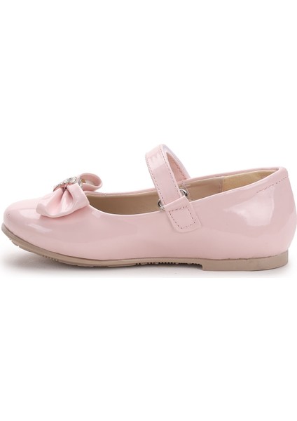 Cırtlı Fiyonklu Kız Çocuk Babet Ayakkabı Ege 201 Rugan indirimleri