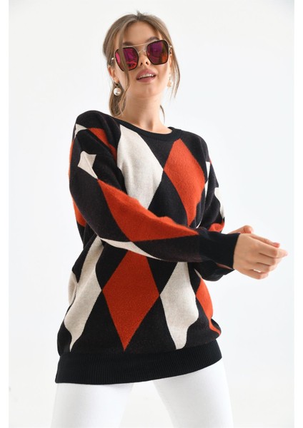 Kadın Baklava Detaylı Tunik Siyah indirimleri