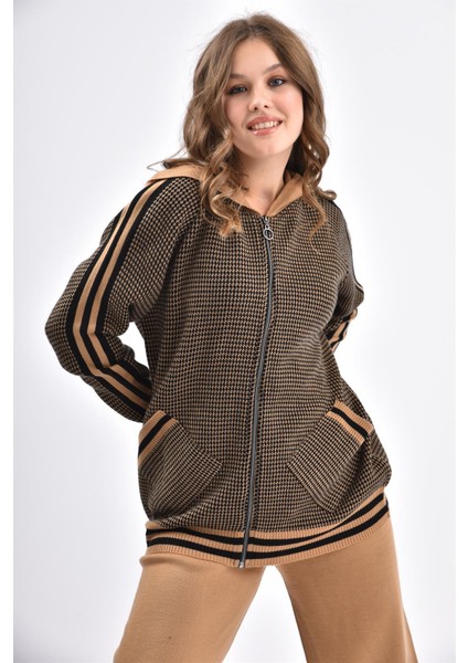 Kadın Kapşon Detay Ikili Takım Bisküvi fırsatları