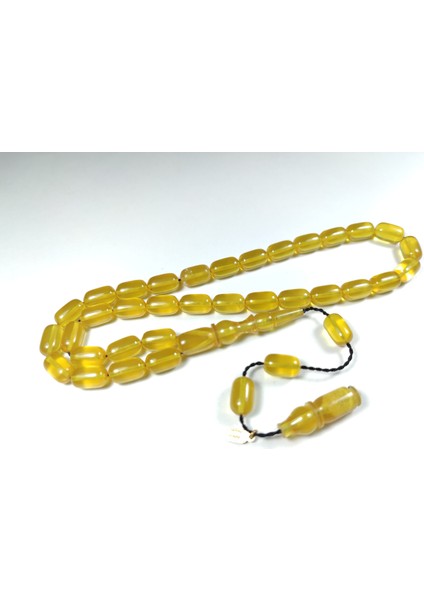 Iskeçe Tesbih Ayhan Turan Usta Işi Imzalı Mühürlü Sıkma Kehribar 2541 fiyatları