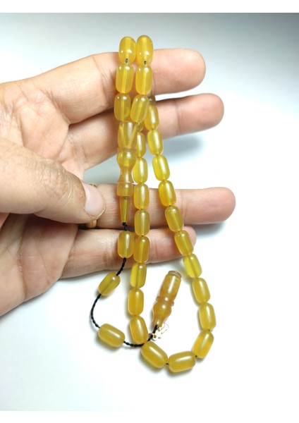 Iskeçe Tesbih Mehmet Mercan Usta Işi Imzalı Mühürlü Zar Kehribar Model 2522 indirimleri