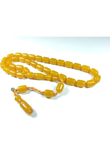 Iskeçe Tesbih Junaid Hassan Usta Işi Imzalı Mühürlü Sıkma Kehribar Model 2494 modelleri