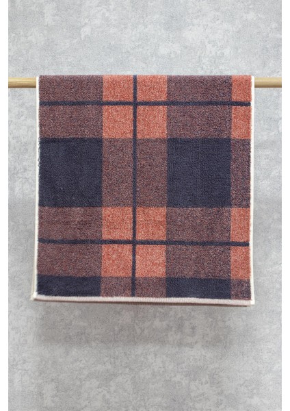 Penye Pamuğu 50 x 100 cm İpliği Boyalı 2'li Set Ekose V2