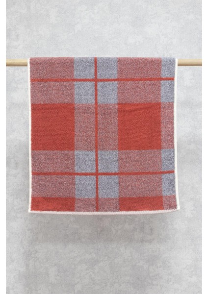 Penye Pamuğu 50 x 100 cm İpliği Boyalı 2'li Set Ekose V2