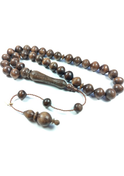 Iskeçe Tesbih Mustafa Uysal Usta Işi Imzalı Mühürlü Akasya Ağacı Model 2452 fiyatları