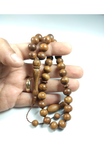 Iskeçe Tesbih Mustafa Uysal Usta Işi Imzalı Mühürlü Coconut Ağacı Model 2442 fırsatları