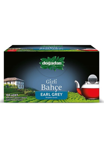 Earl Grey Demlik Poşet Çay 100'lü 12 Adet