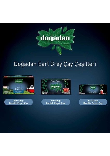 Earl Grey Demlik Poşet Çay 100'lü 12 Adet