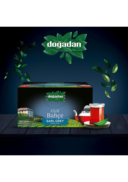 Earl Grey Demlik Poşet Çay 100'lü 12 Adet
