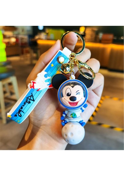 Space Uzay Astronot Mickey Mouse Anahtarlık ve Çanta Aksesuarı modelleri