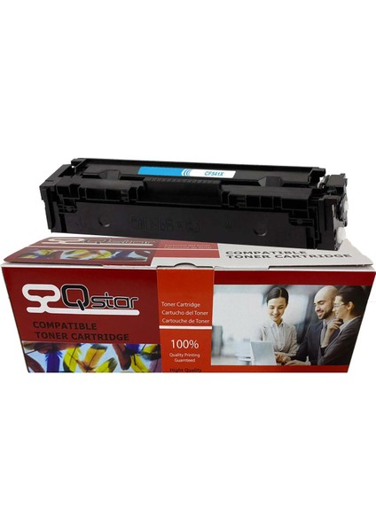QSTAR HP 203X CF541X CY MAVİ YÜKSEK KAPASİTELİ Muadil TONER