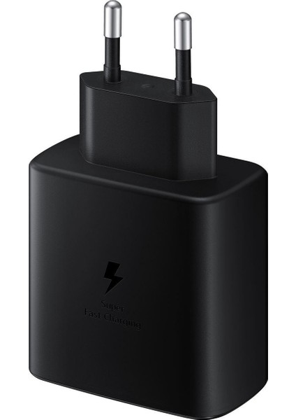 Samsung TA845 Fast Charging 45W Type-C Çıkışlı Şarj Aleti Siyah (Samsung Türkiye Garantili)