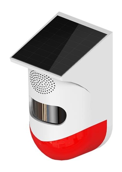 Güneş Panelli Tuya Uyumlu Dış Alarm Sireni - BG0612 Barfas