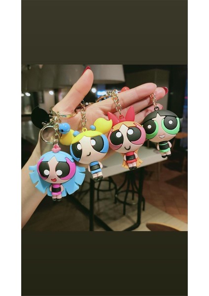 Powerpuff Girls Anahtarlık ve Çanta Aksesuarı