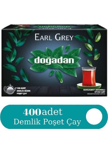 Early Grey Demlik Poşet Çay 100'lü 4 Adet