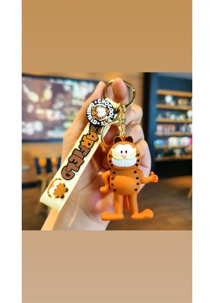 Kedi Garfield Anahtarlık ve Çanta Aksesuarı