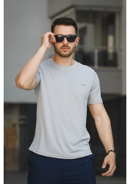 THEA3B Jakar Kumaş Slim Fit Likralı Basic Erkek Tshirt fiyatları