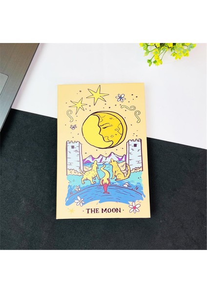 The Moon Tasarımlı Lastikli Defter
