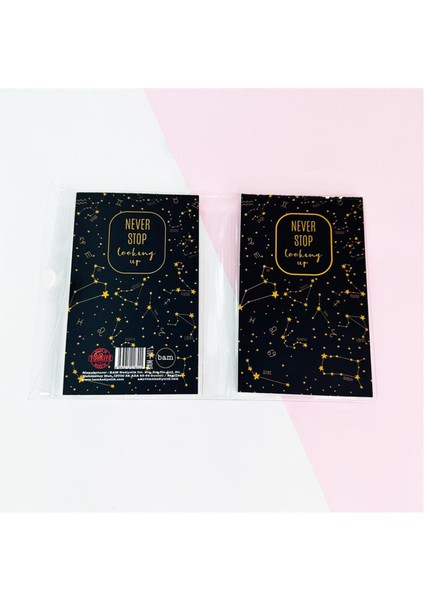 Yıldız Haritası Pp Mini Çanta Defter