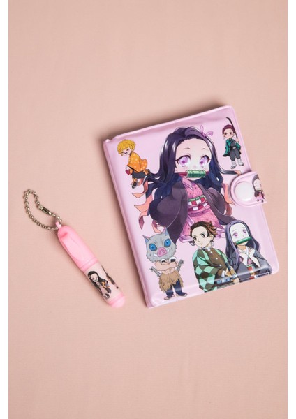 Demon Slayer Mini Defter Kalem Set